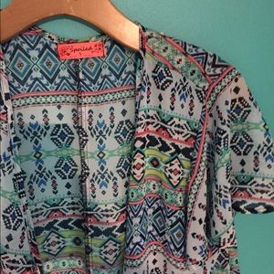 Aztec Design Kimono
