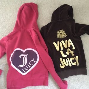 Two juicy sweatshirts