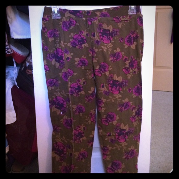 Floral leggings