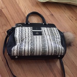 Milly Women's Makene Snakeskin Tote