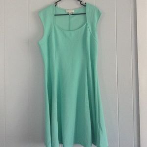 Mint Green Fit and flare dress