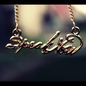 Taylor Swift Speak Now necklace