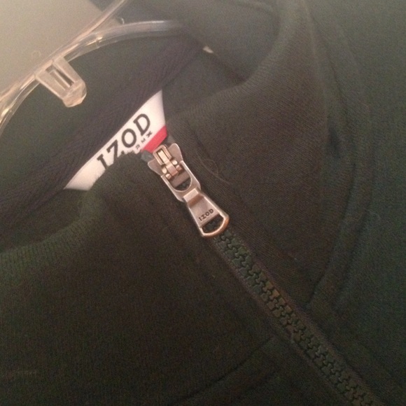Izod extra large men's green half zip sweatshirt