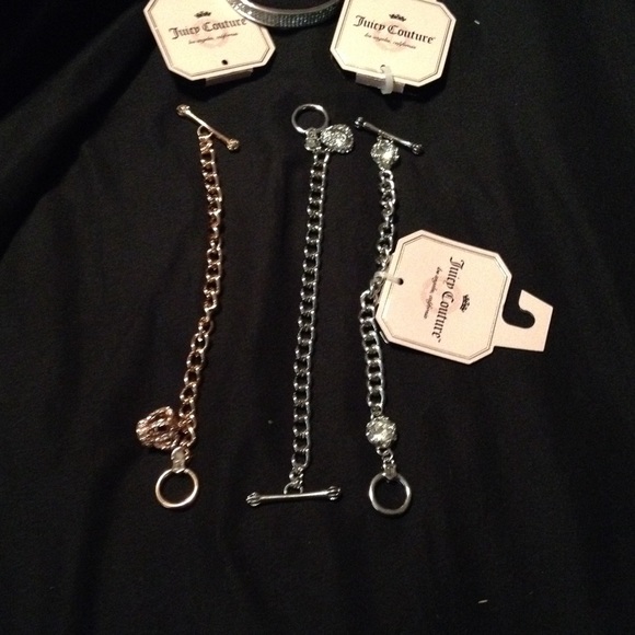 Juicy Couture chunky bracelets