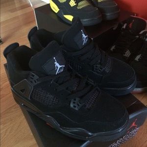 all black Jordan retros