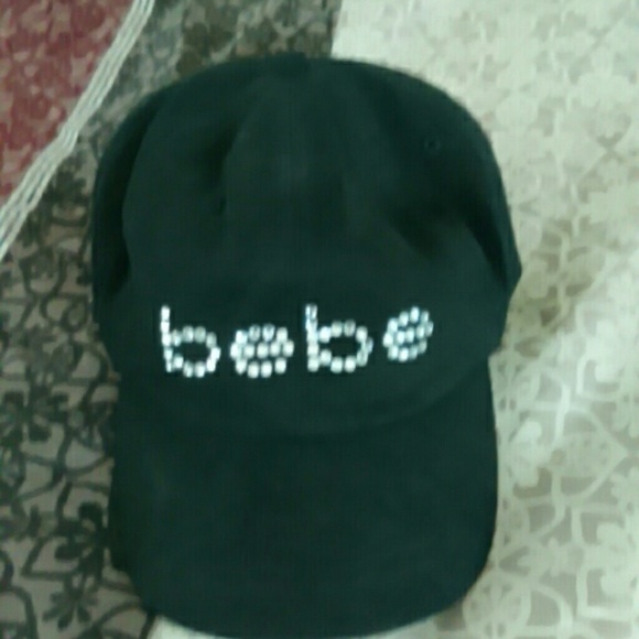 Bebe rhinestone baseball hat..bit of wear...