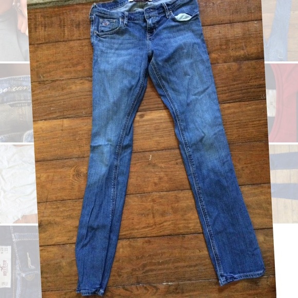 Light wash skinny Hollister jeans, size 1 slim