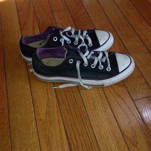 black low top converse
