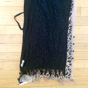 OS Black/Multi colored BCBGMAXAZRIA  Scarf