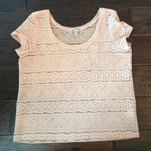 Lace/ tribal top