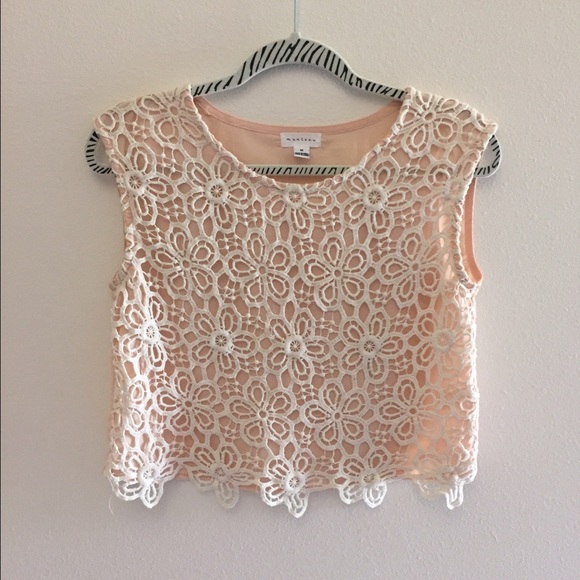 Pink crop top