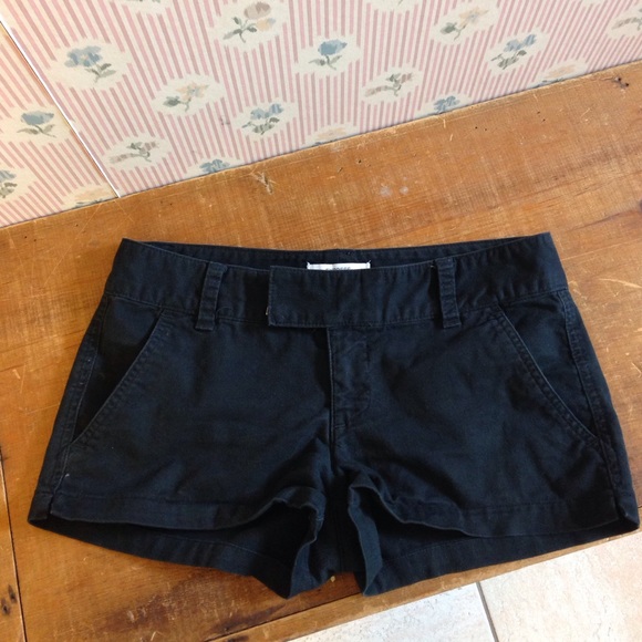 Black express shorts.