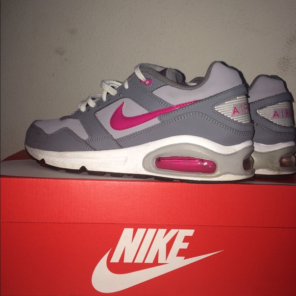 Air max grey pink and white