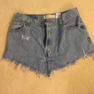 High waisted shorts