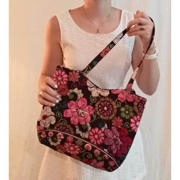 Vera Bradley Handbags - Multi Colored Floral Pattern Vera Bradley Bag