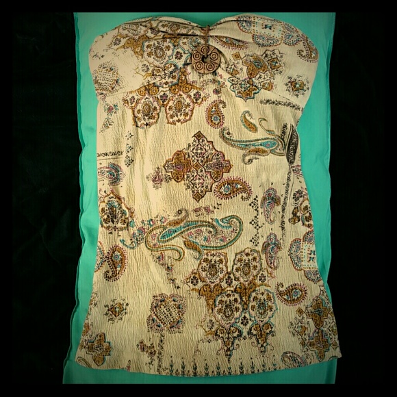 Boho Strapless Top