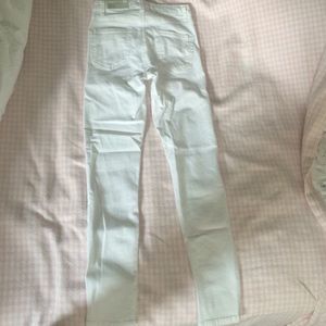 Topshop white Jamie Jean