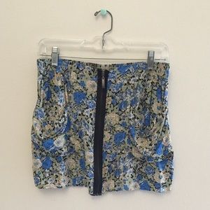 Floral-print skirt
