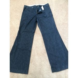 Gap trouser style jeans size 10 stretch