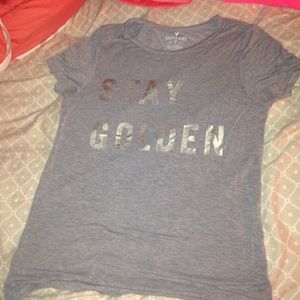 Grey "Stay Golden" Shirt!