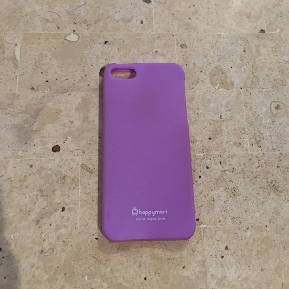 Purple soft cover case for iPhone 5/5s