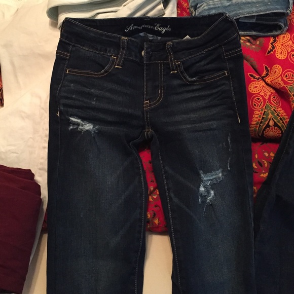 American eagle ripped jeans