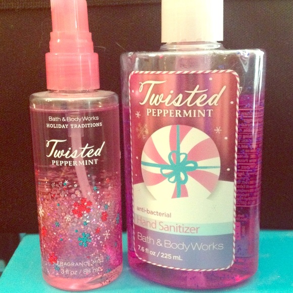 bath body works other twisted peppermint mist and hand sanitizer bath and body works auburn hills