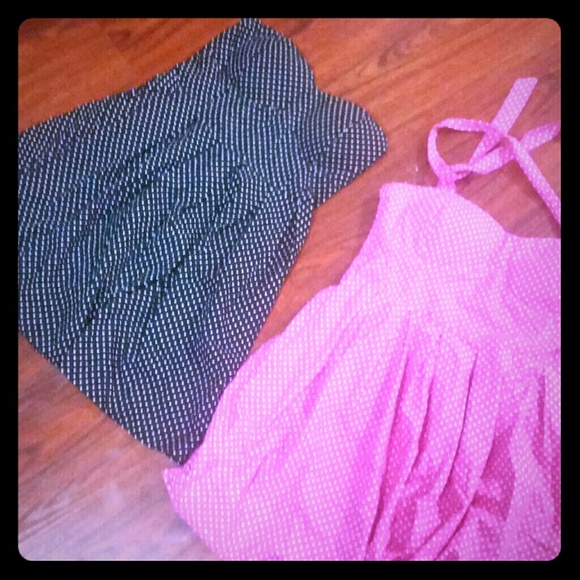 2 polka dot dresses bundle