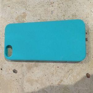 Blue soft cover case for iPhone 5/5s