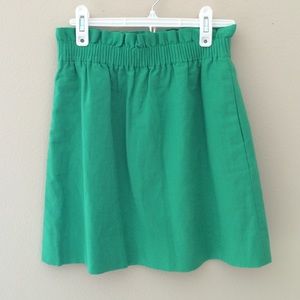 J. Crew kelly green skirt