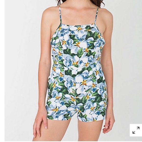 🌻American Apparel Floral Romper 🌻