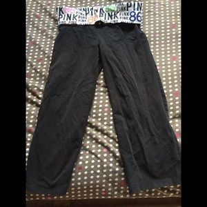 Pink Victoria secret yoga capris