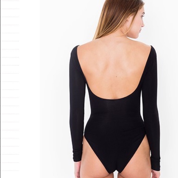 American Apparel Double-U Neck Long Sleeve - Picture 3 of 3