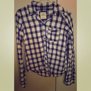 Hollister Plaid button up