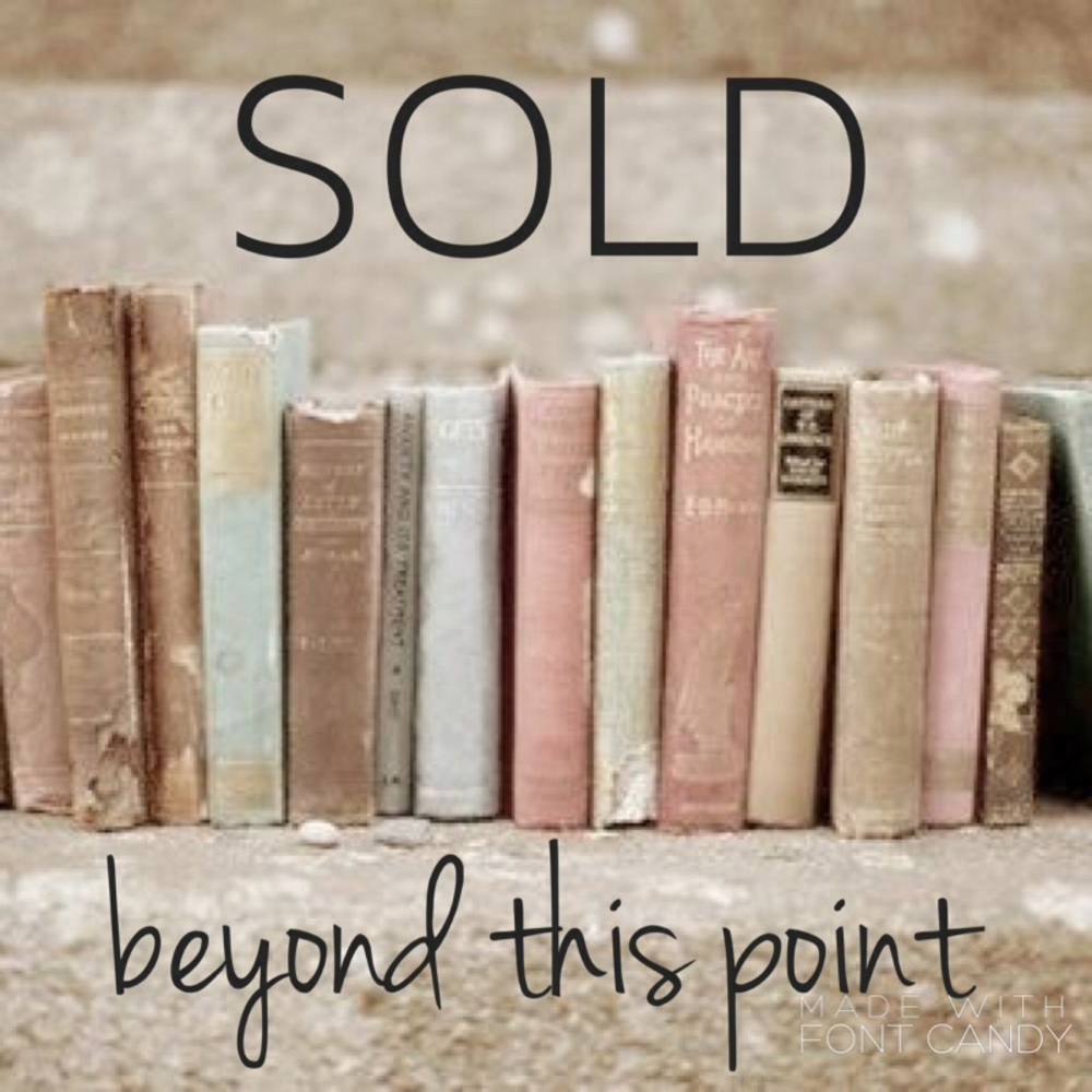 Sold beyond this point!