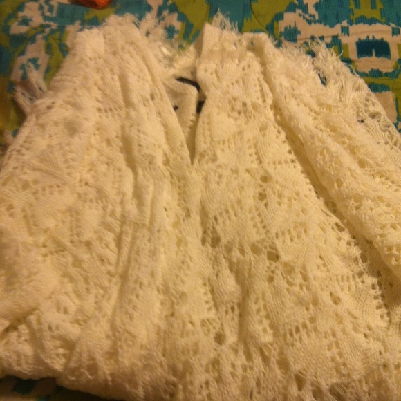 Knit kimono