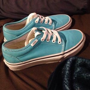 Cute turquoise vans