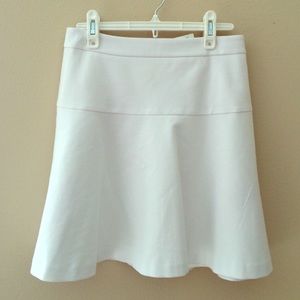 Banana Republic white skirt