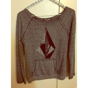 Grey Volcom Sweater