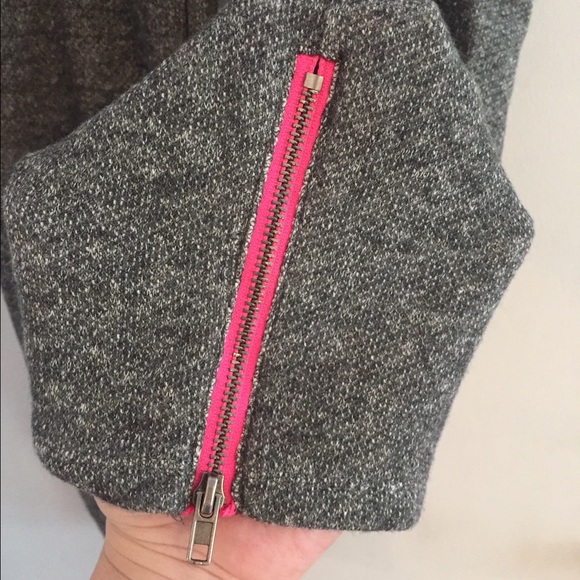 Xhilaration Grey Zipper Jogger Style Pants - Picture 2 of 4