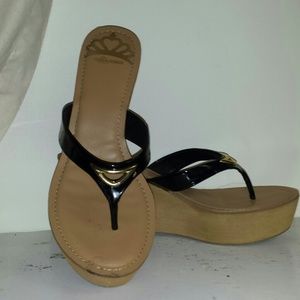 Fergalicious sandal wedges.