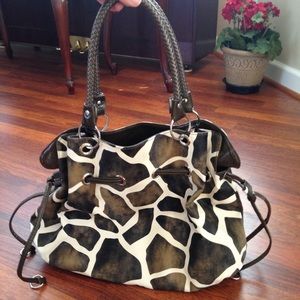 Cute cow print purse