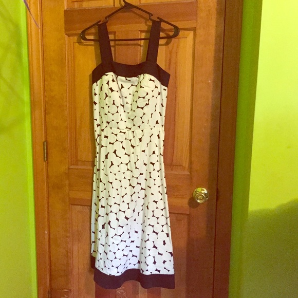 White polka dot dress