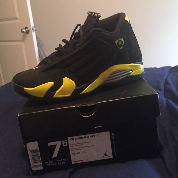Air Jordan 14s - Thunder bolts