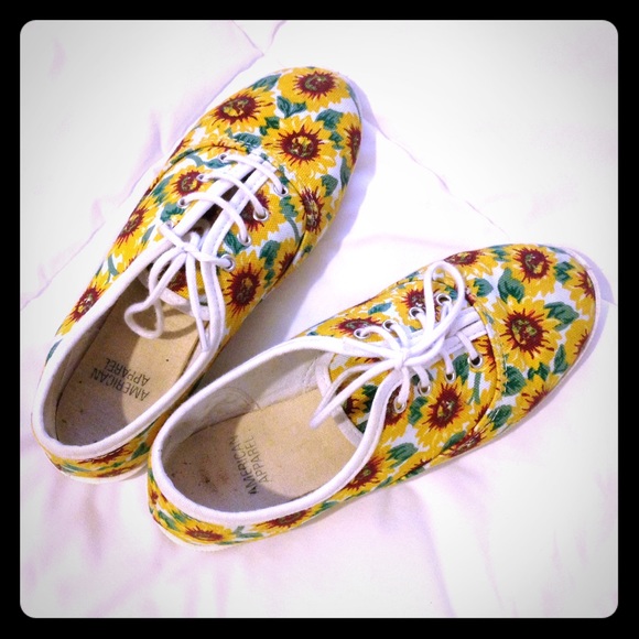 🌻 AMERICAN APPAREL 🌻 SUNFLOWER SHOES