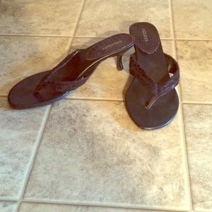 Maurice's women's flip flop dress heels