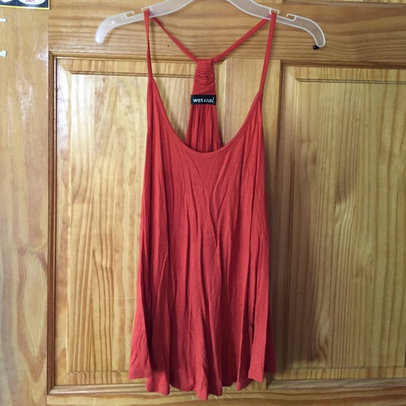 NWOT burnt orange top from Wet Seal