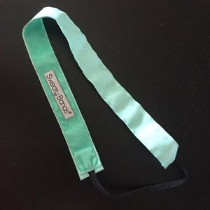 Sweaty Band turquoise sparkle head band