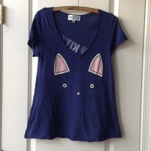 Wildfox J'💜 Kittens T-Shirt
