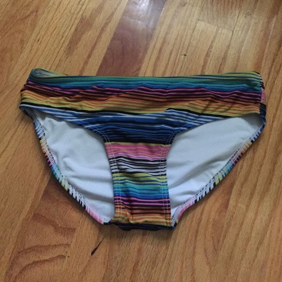 Bottom striped bathing suit